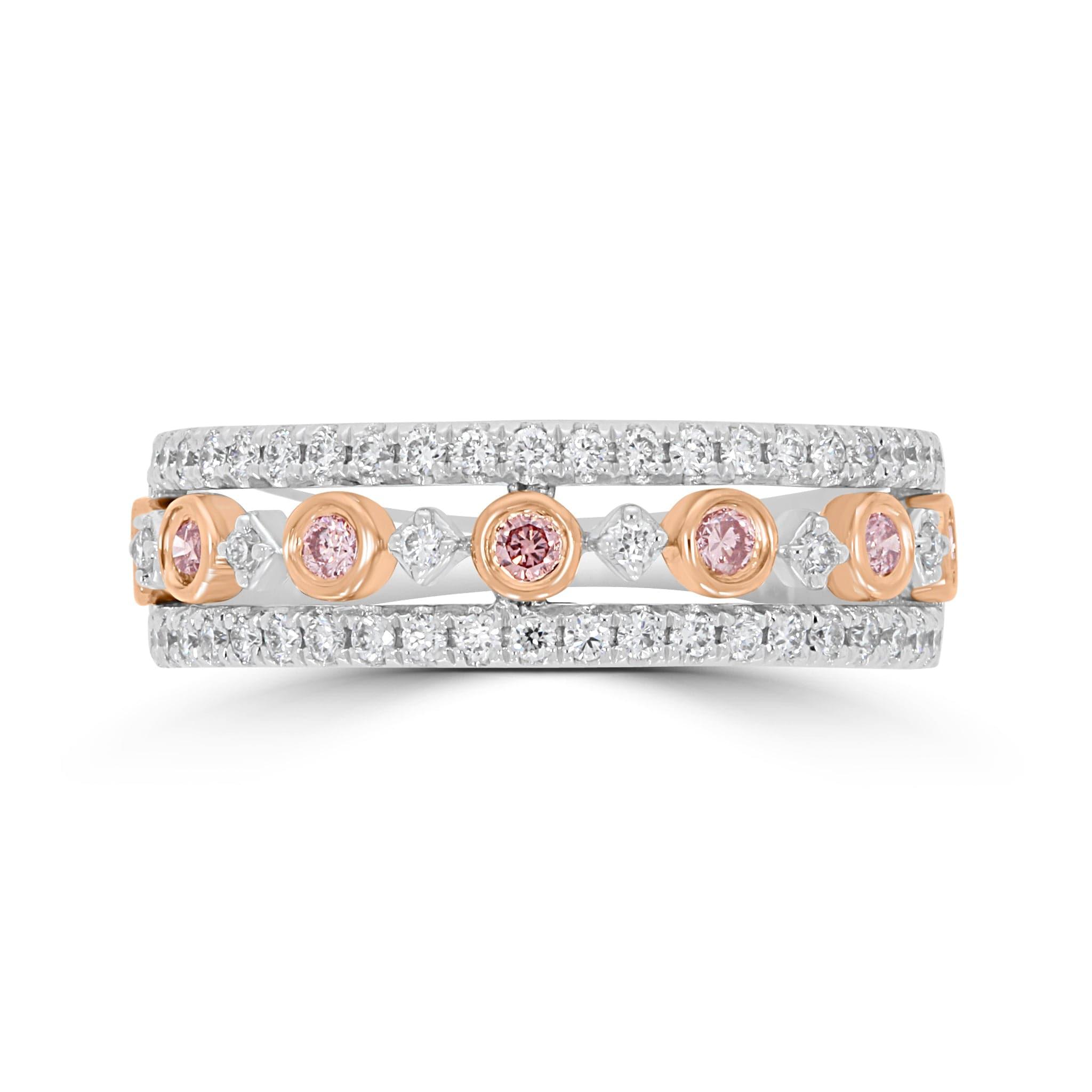Pink Diamond Dress Ring - Rosendorff Diamond Jewellers